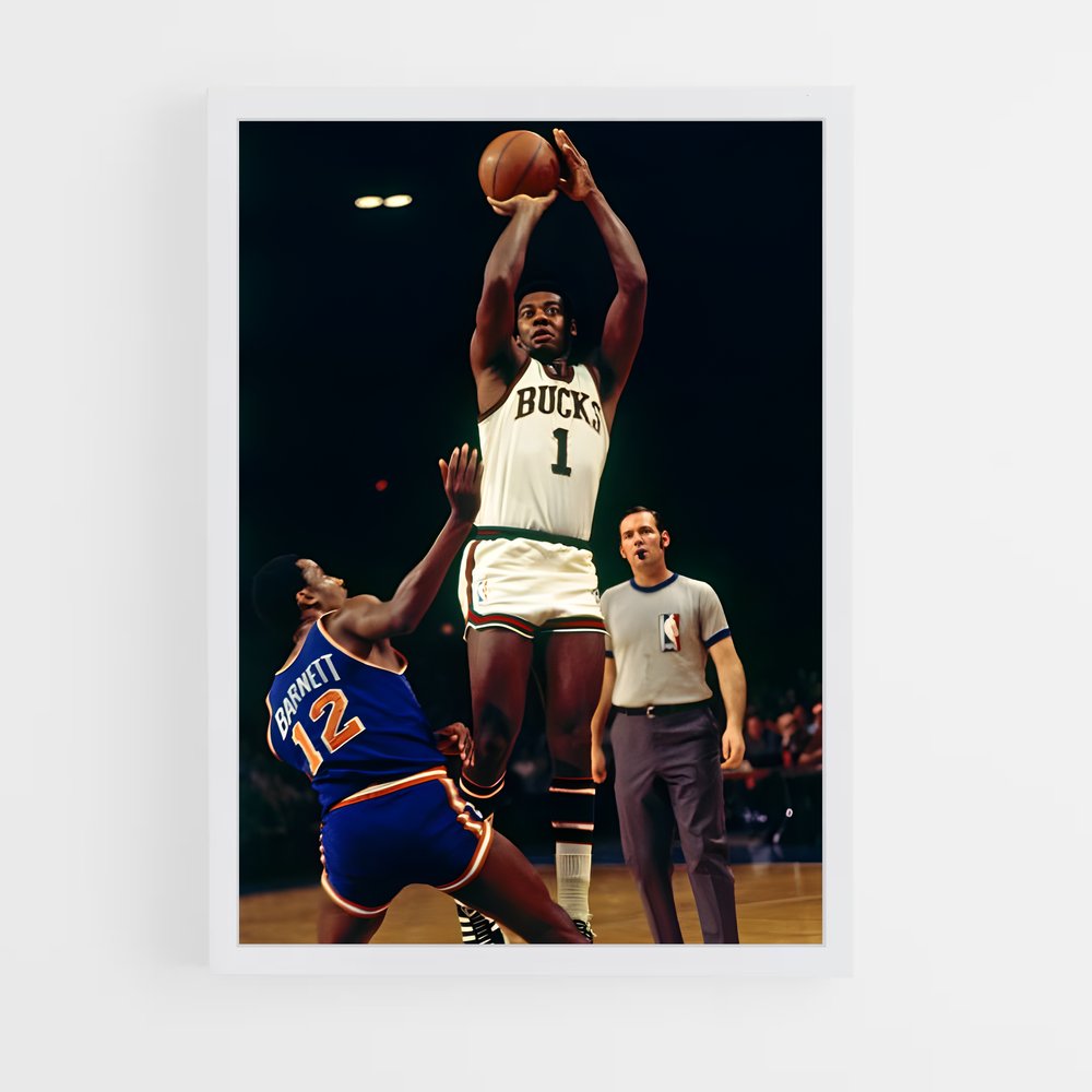 Poster L'Art de Shooter – affiche Basketball (vue 3)